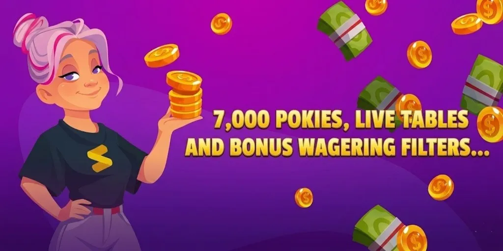 7,000 Pokies, Live Tables And Bonus Wagering Filters