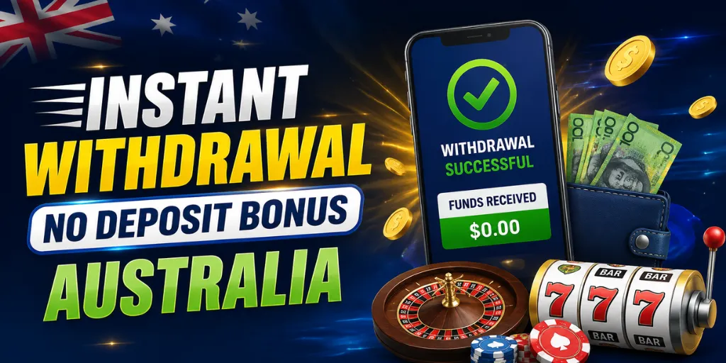 Instant Withdrawal No Deposit Bonus Australia