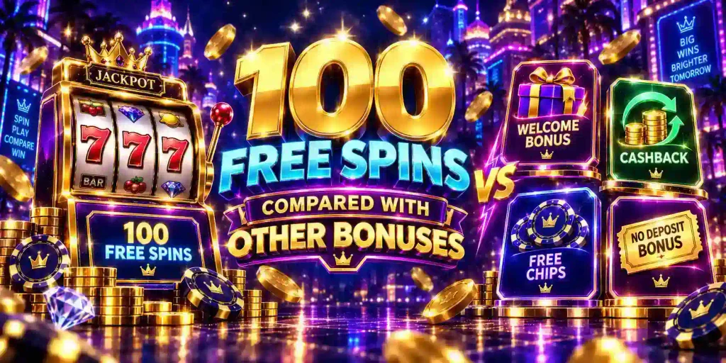 100 Free Spins Compared With Other Bonuses