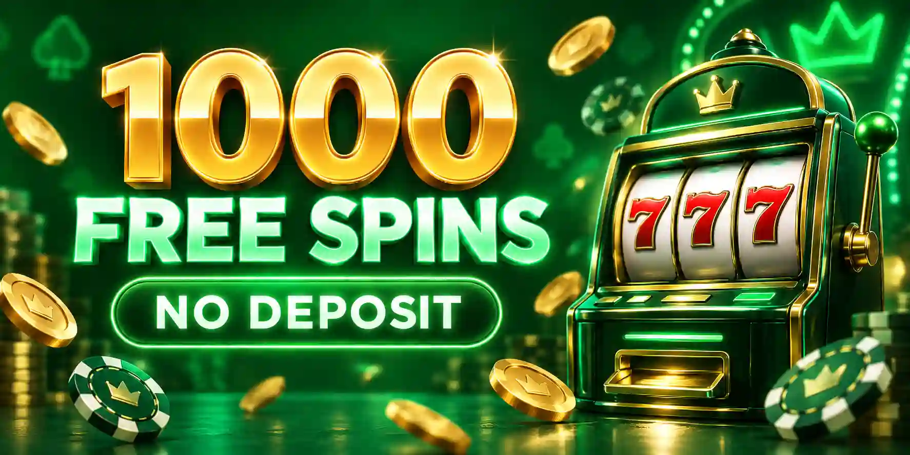 1000 Free Spins No Deposit