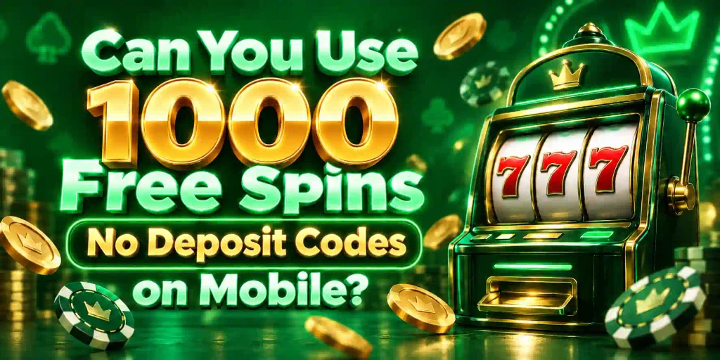 Can You Use 1000 Free Spins No Deposit Codes on Mobile