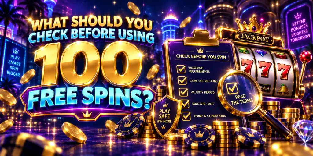What Should You Check Before Using 100 Free Spins